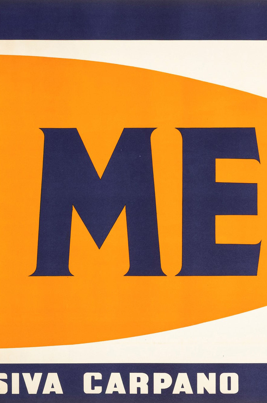 TESTA ARMANDO BANNER PUNT E MES POSTER VINTAGE 280x93