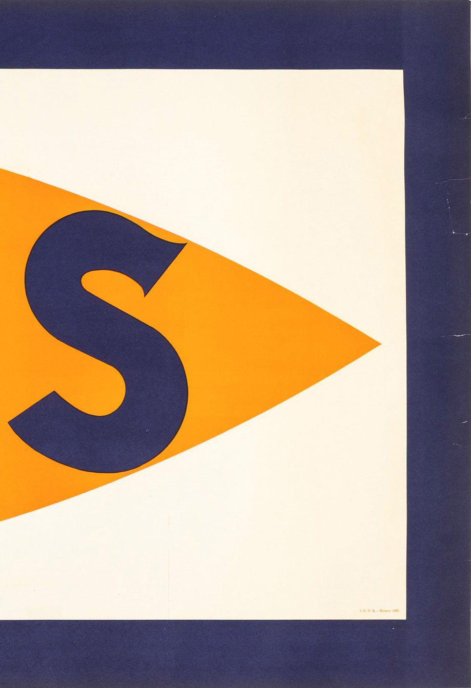 TESTA ARMANDO BANNER PUNT E MES POSTER VINTAGE 280x93