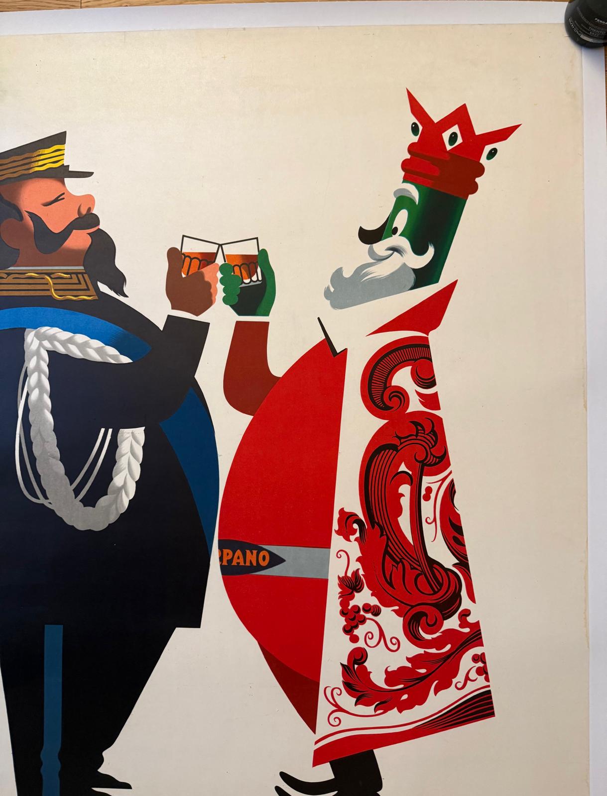 TESTA ARMANDO BRINDISI VITTORIO POSTER VINTAGE 100x140