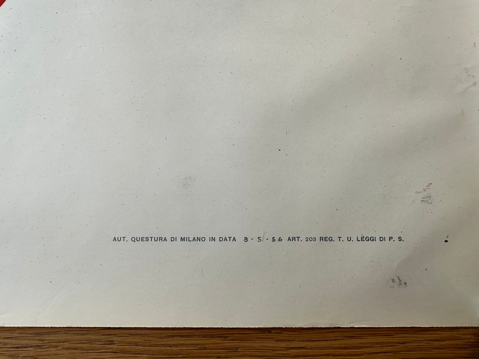 TESTA ARMANDO BRINDISI VITTORIO POSTER VINTAGE 140x200