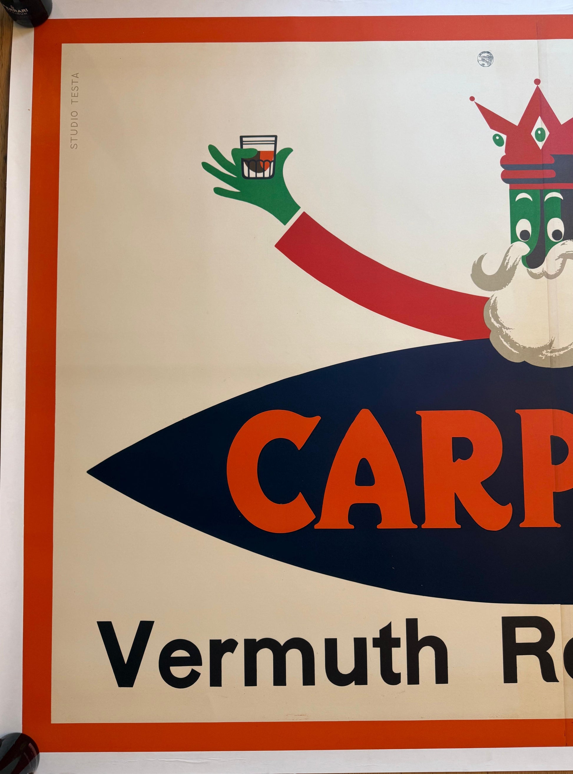 TESTA ARMANDO CARPANO ABBRACCIO POSTER VINTAGE 200x140