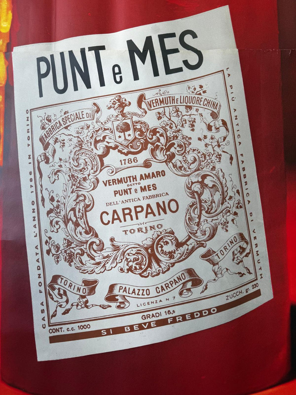 TESTA ARMANDO CANDELA PUNT E MES POSTER VINTAGE 140x200