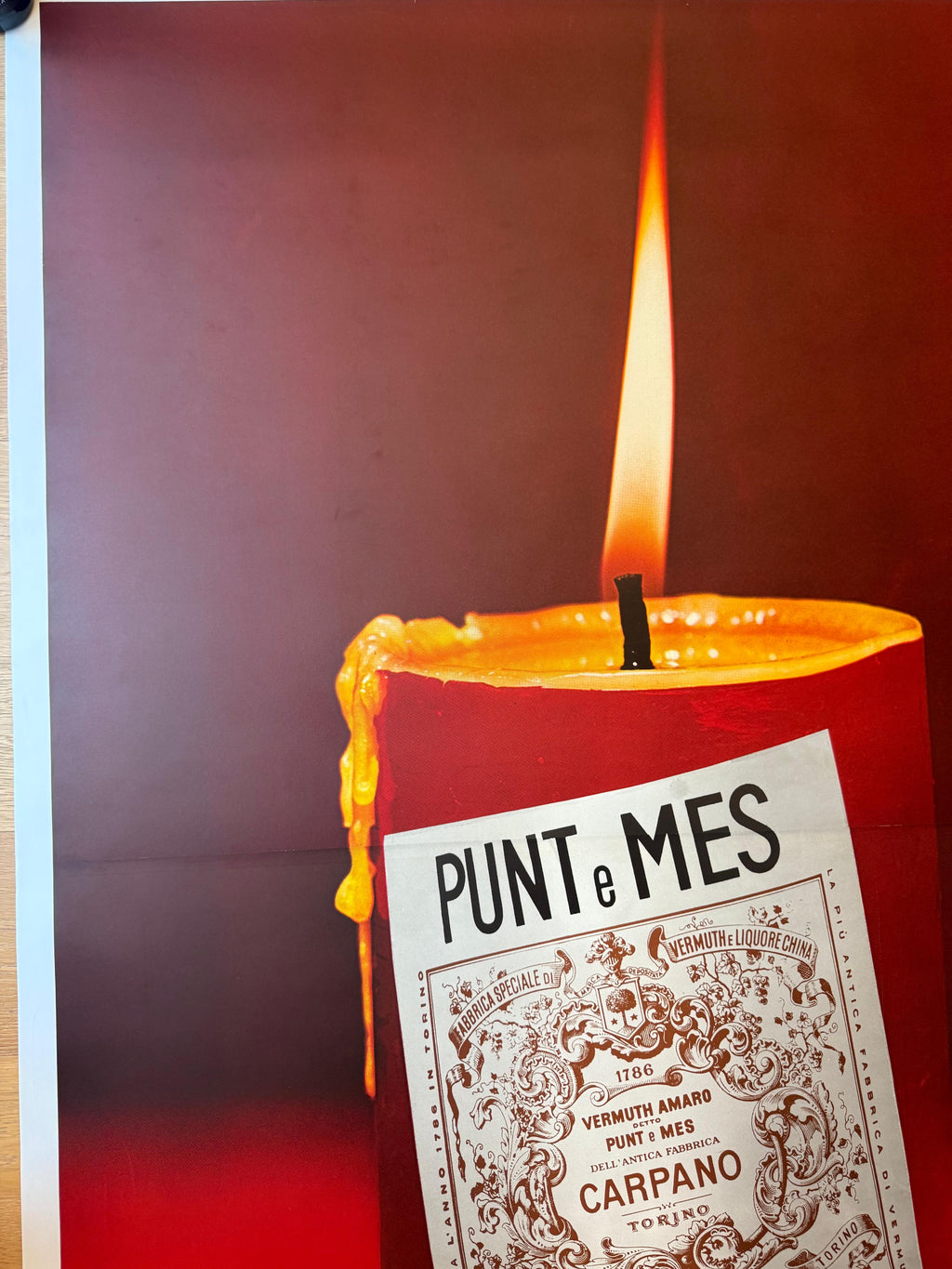 TESTA ARMANDO CANDELA PUNT E MES POSTER VINTAGE 140x200