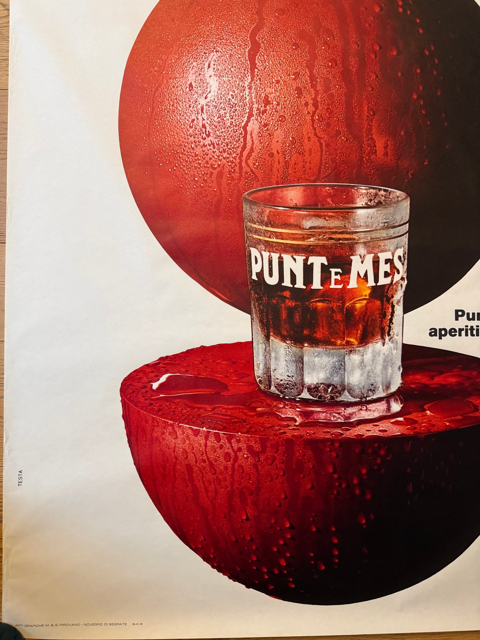 TESTA ARMANDO SFERA PUNT E MES POSTER VINTAGE 100x140