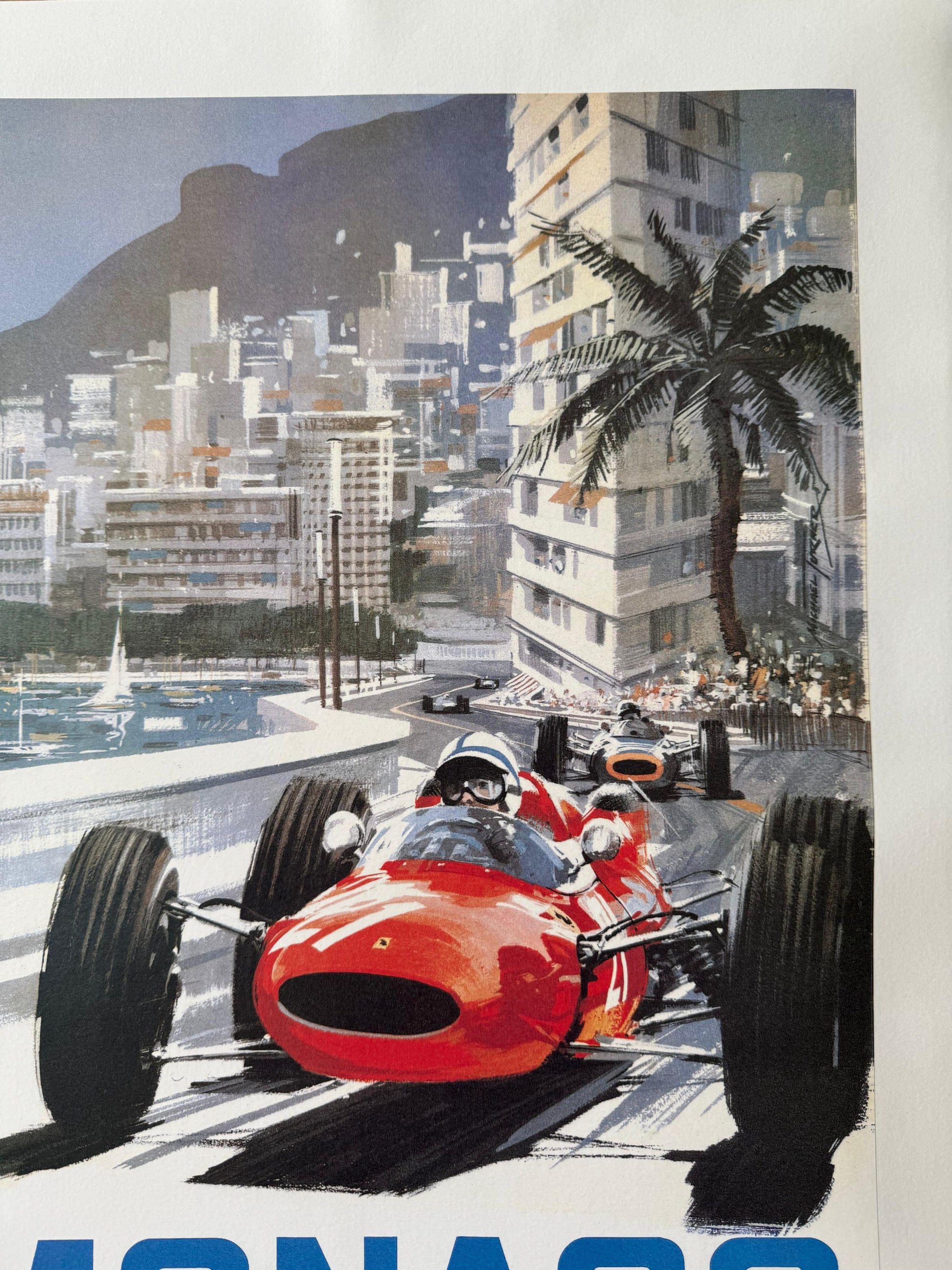 TURNER MICHAEL MONACO 65 POSTER VINTAGE 48x68