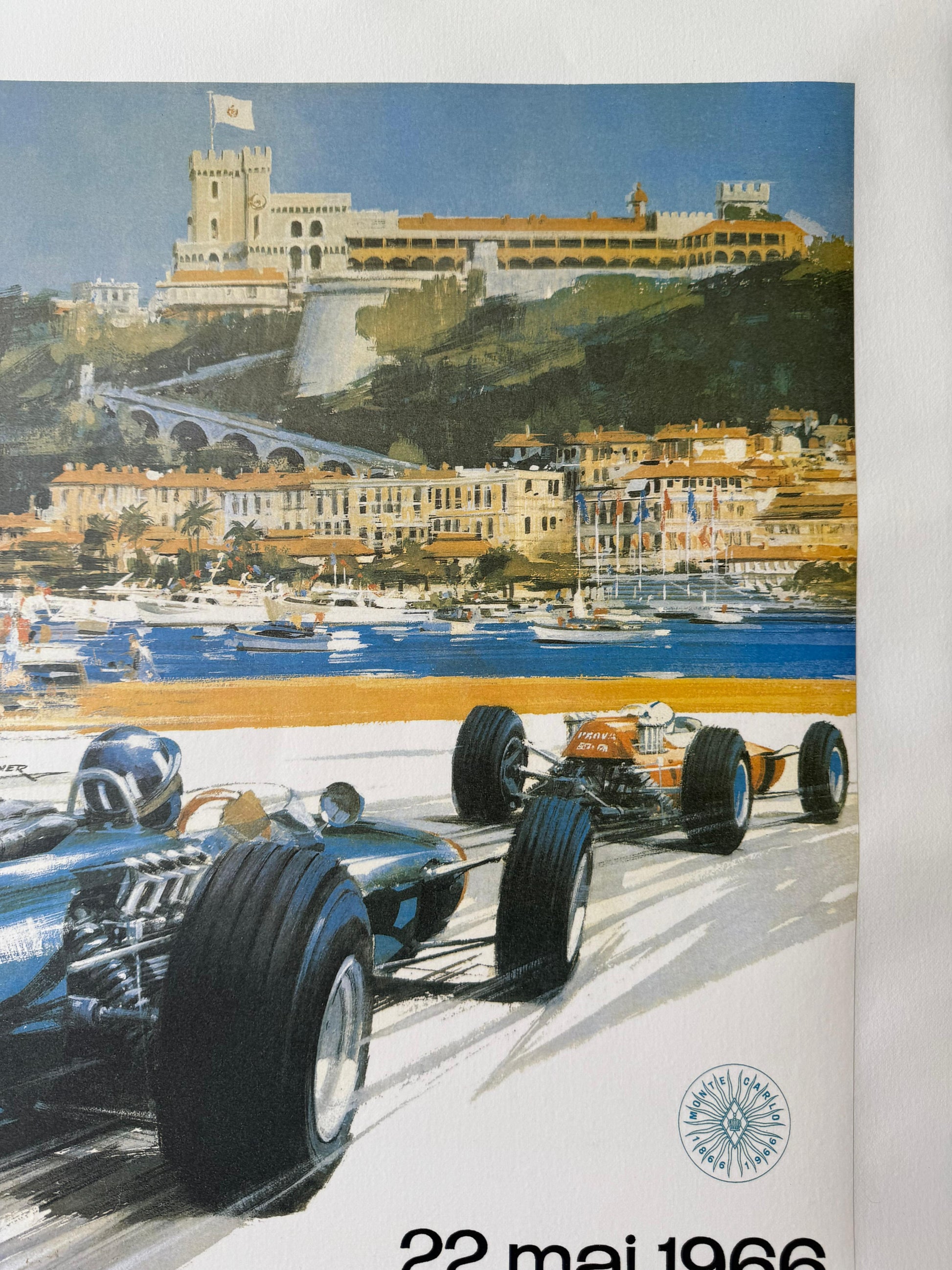 TURNER MICHAEL MONACO 66 POSTER LINEN BACKED 48x68