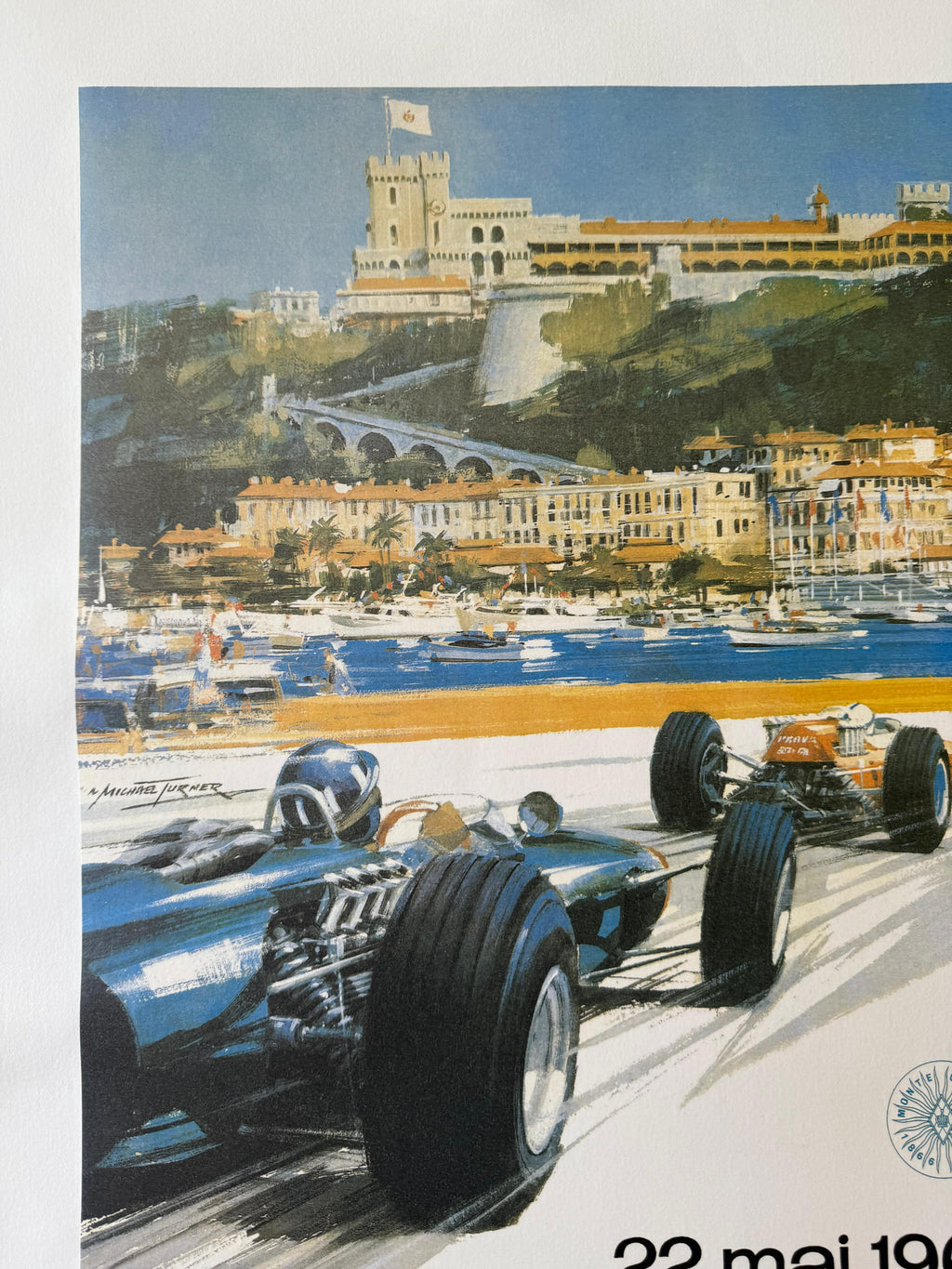 TURNER MICHAEL MONACO 66 POSTER LINEN BACKED 48x68