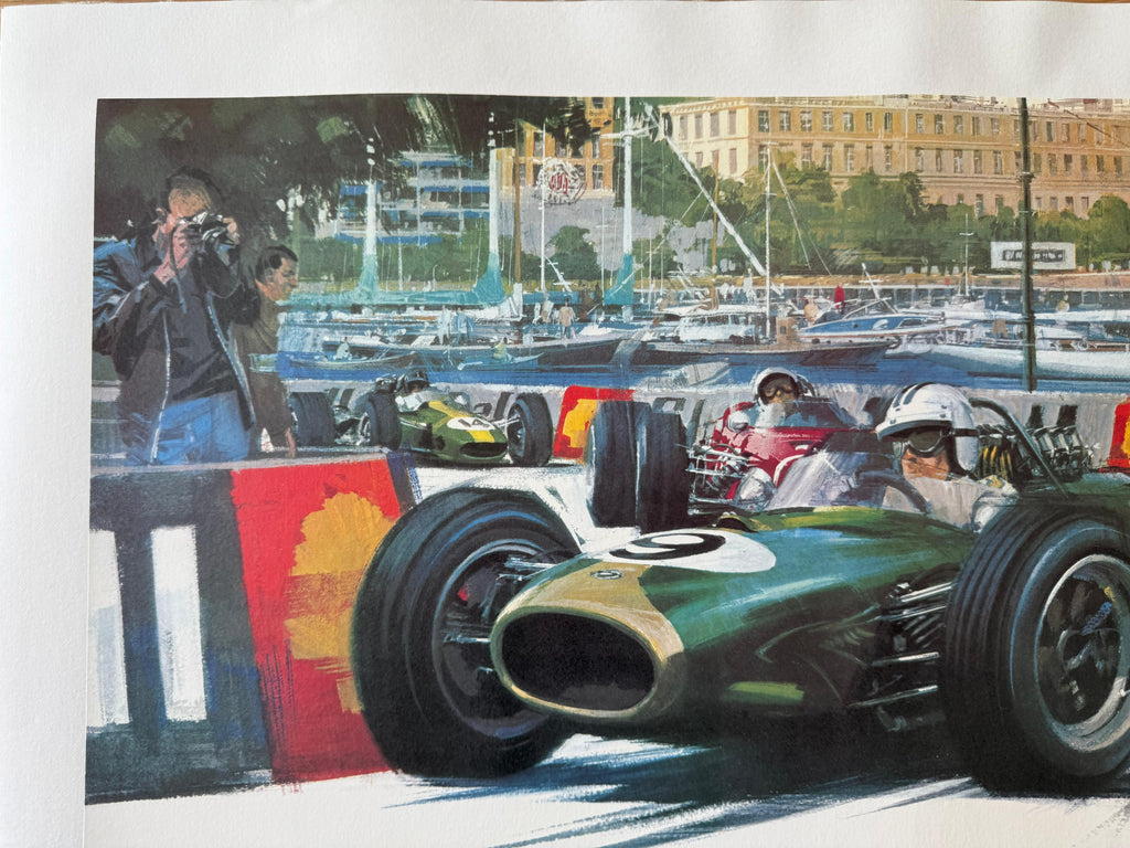 TURNER MICHAEL MONACO 68 POSTER LINEN BACKED 48x68