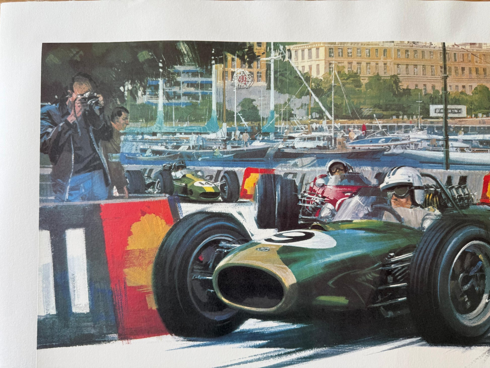 TURNER MICHAEL MONACO 68 POSTER LINEN BACKED 48x68