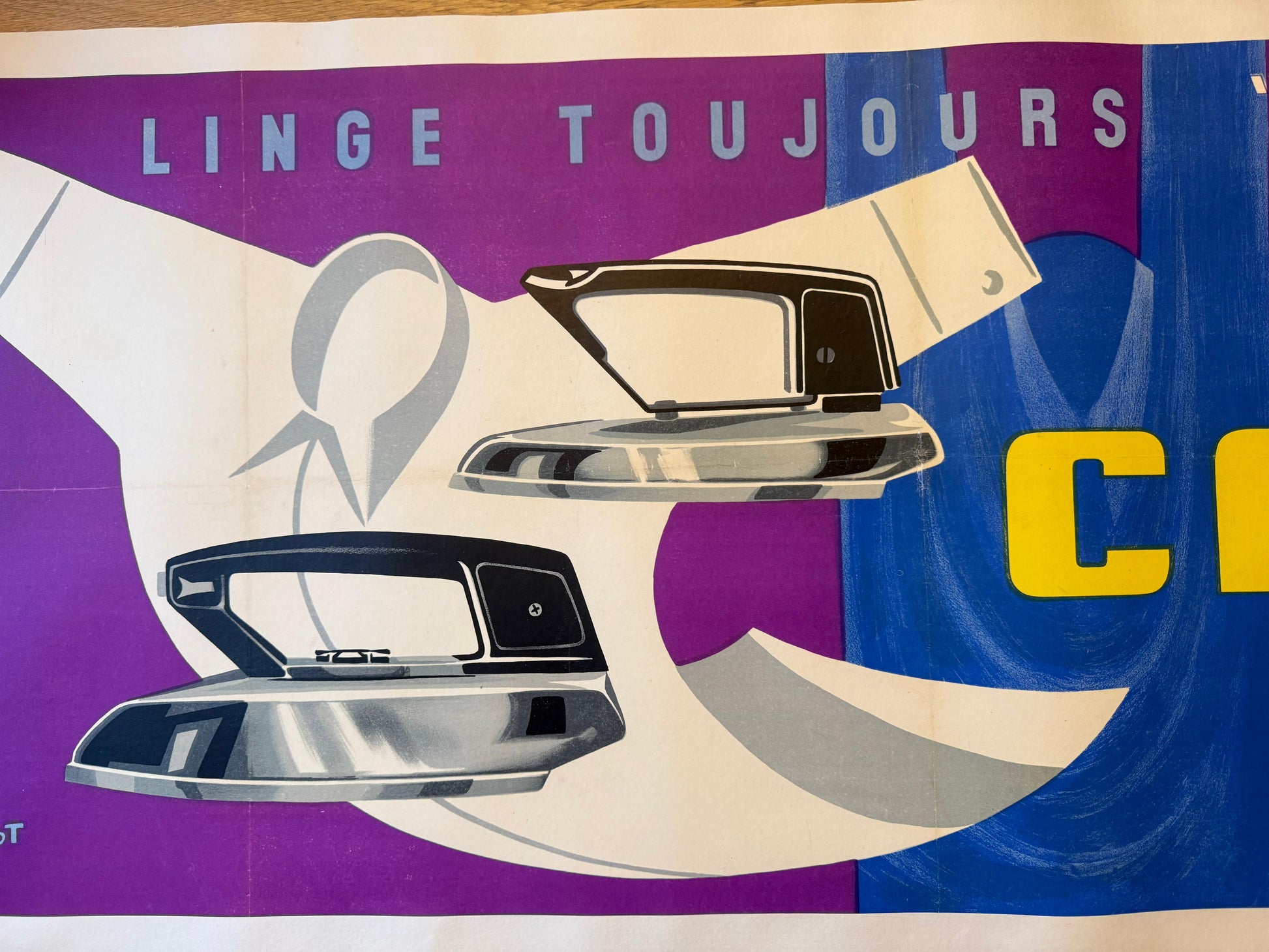 VILLEMOT BERNARD CALOR POSTER VINTAGE 132x51