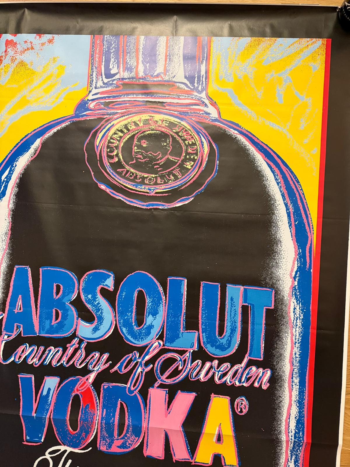 WARHOL ANDY ABSOLUT VODKA POSTER VINTAGE 120x160