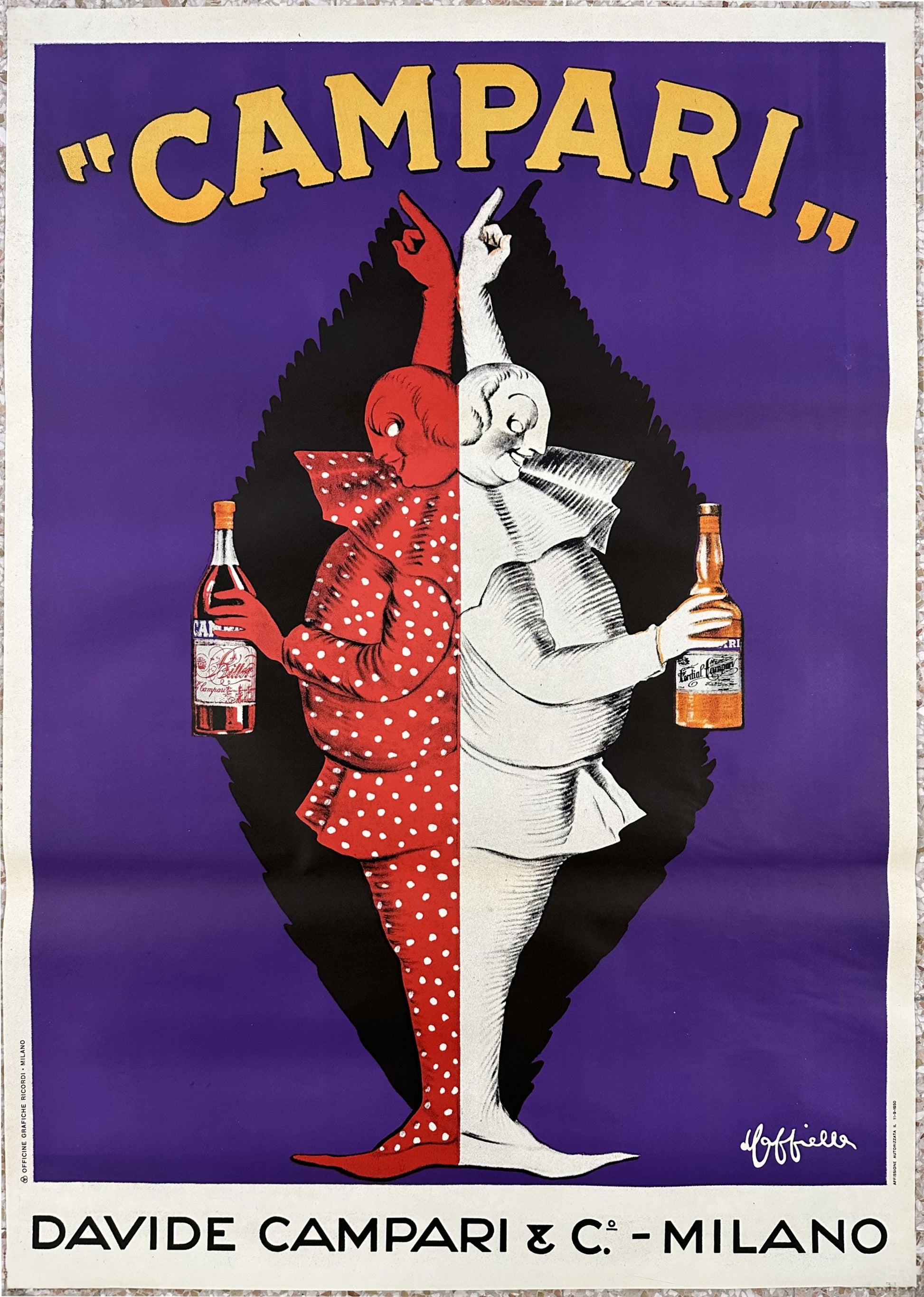 Leonetto Cappiello : Campari Bifronte