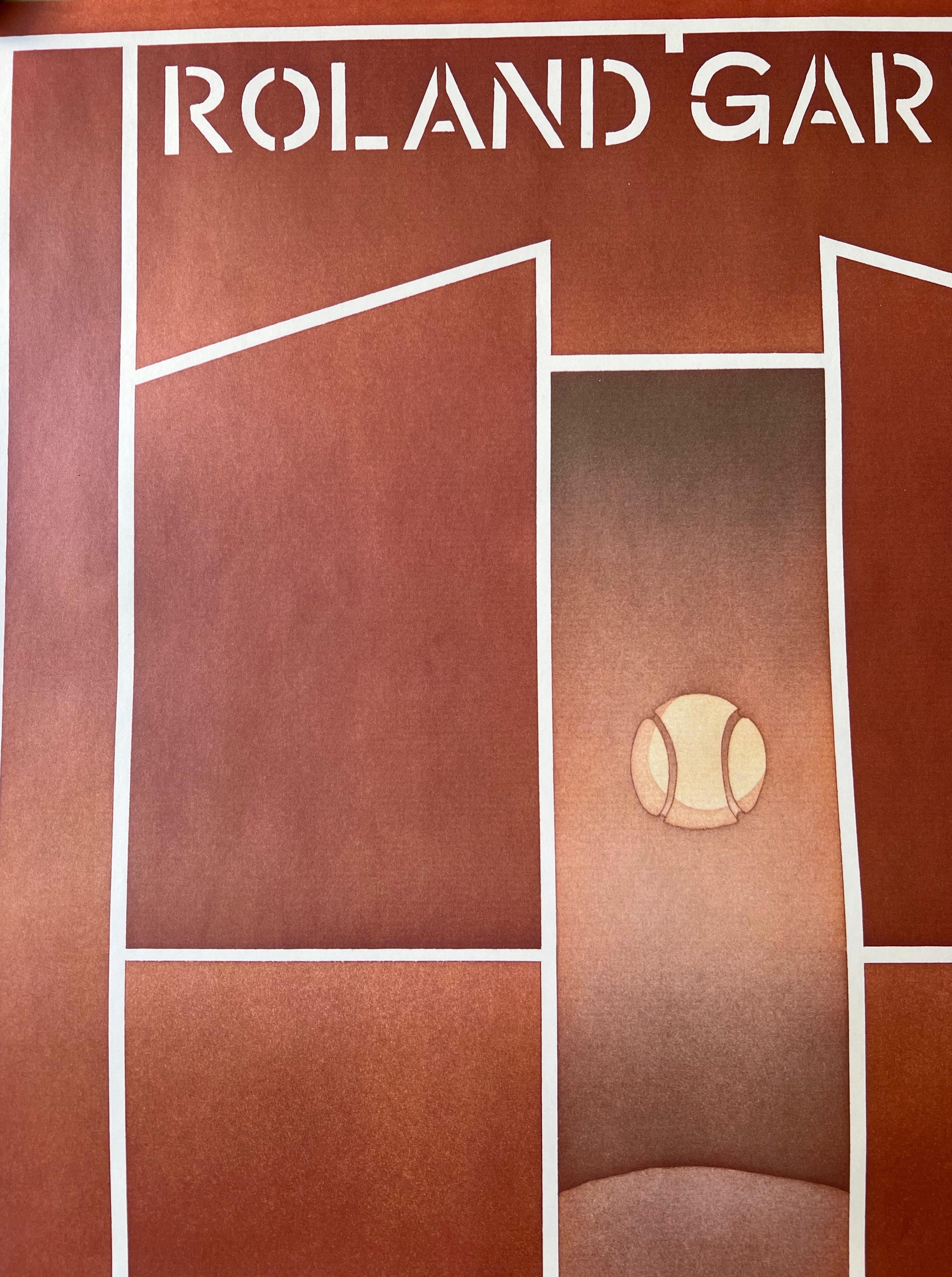Jean Michel Folon : Roland Garros 1982