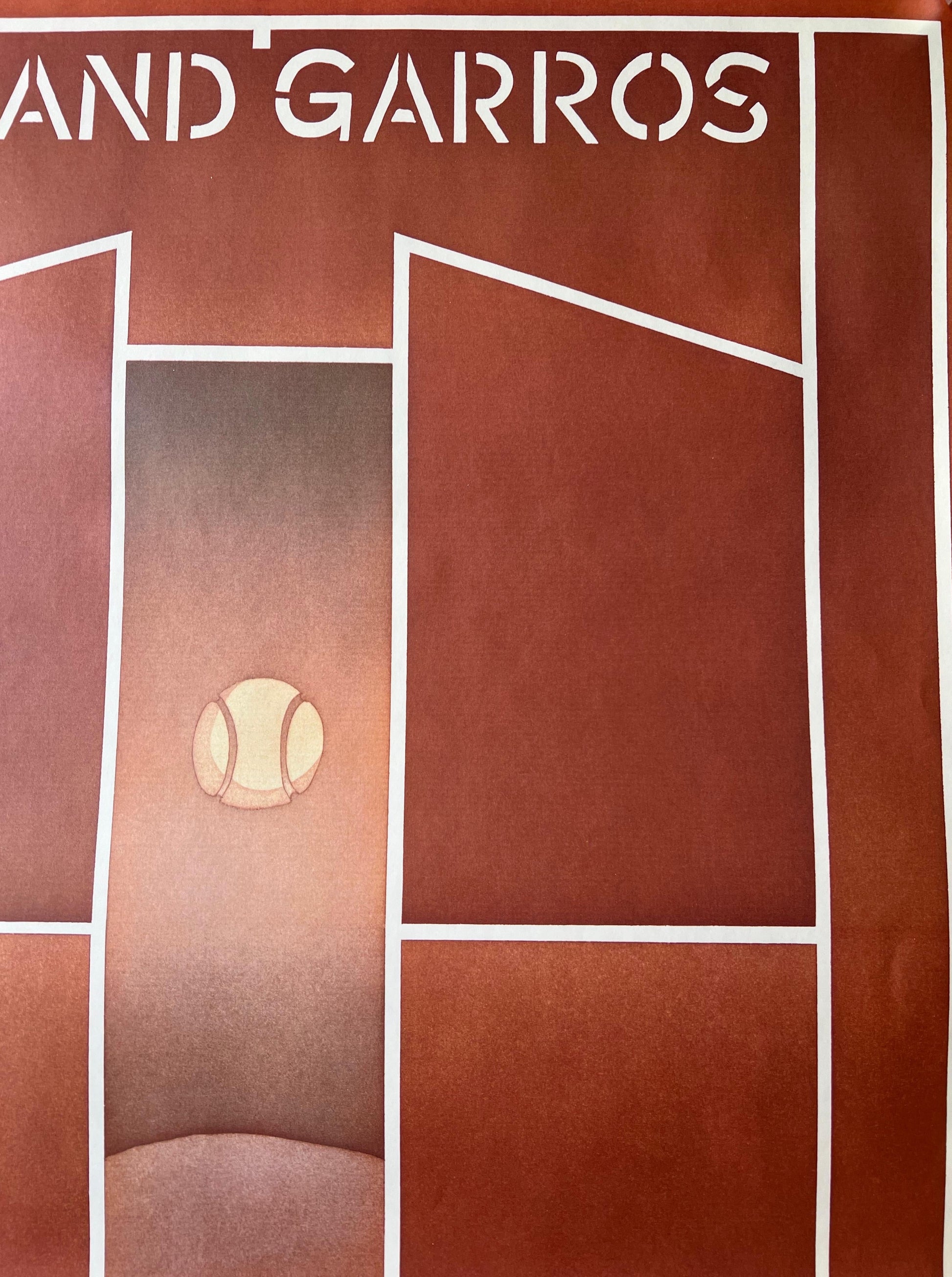 Jean Michel Folon : Roland Garros 1982