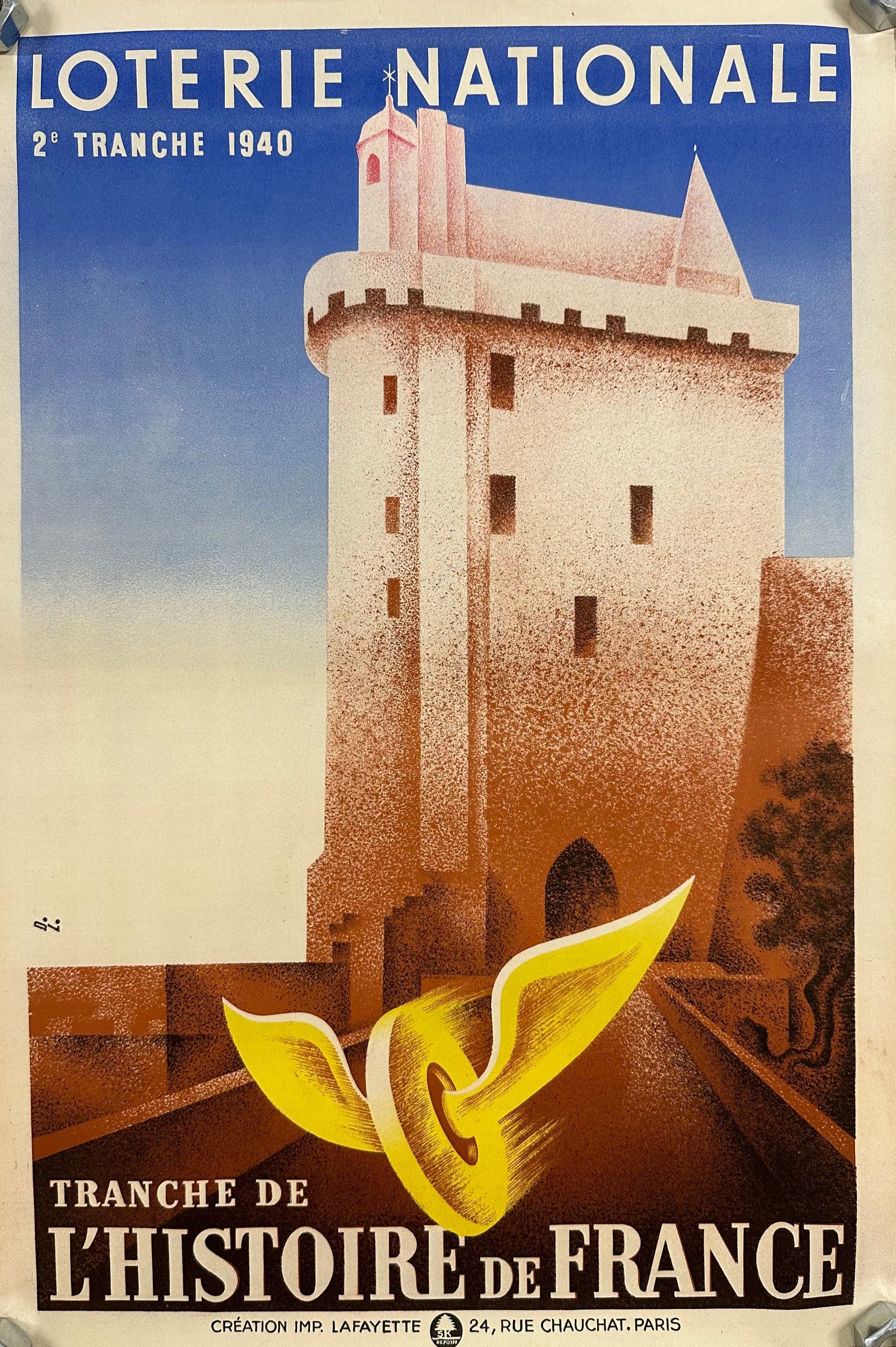 Lafayette : Lotteria nazionale francese 1940