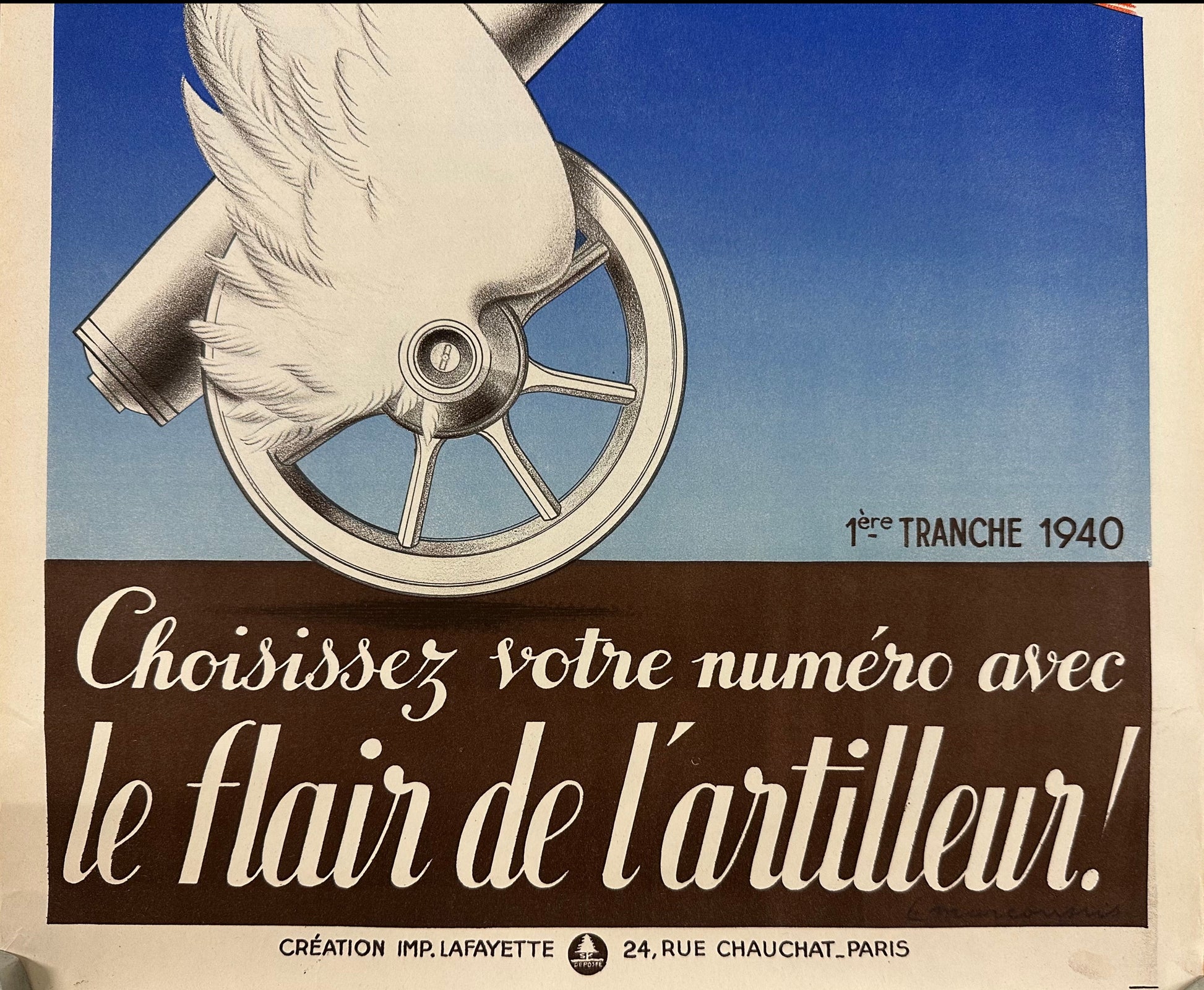 Lafayette : Lotteria nazionale francese 1940