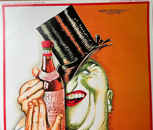 Achille Mauzan : Vermouth Carpano " Joker "