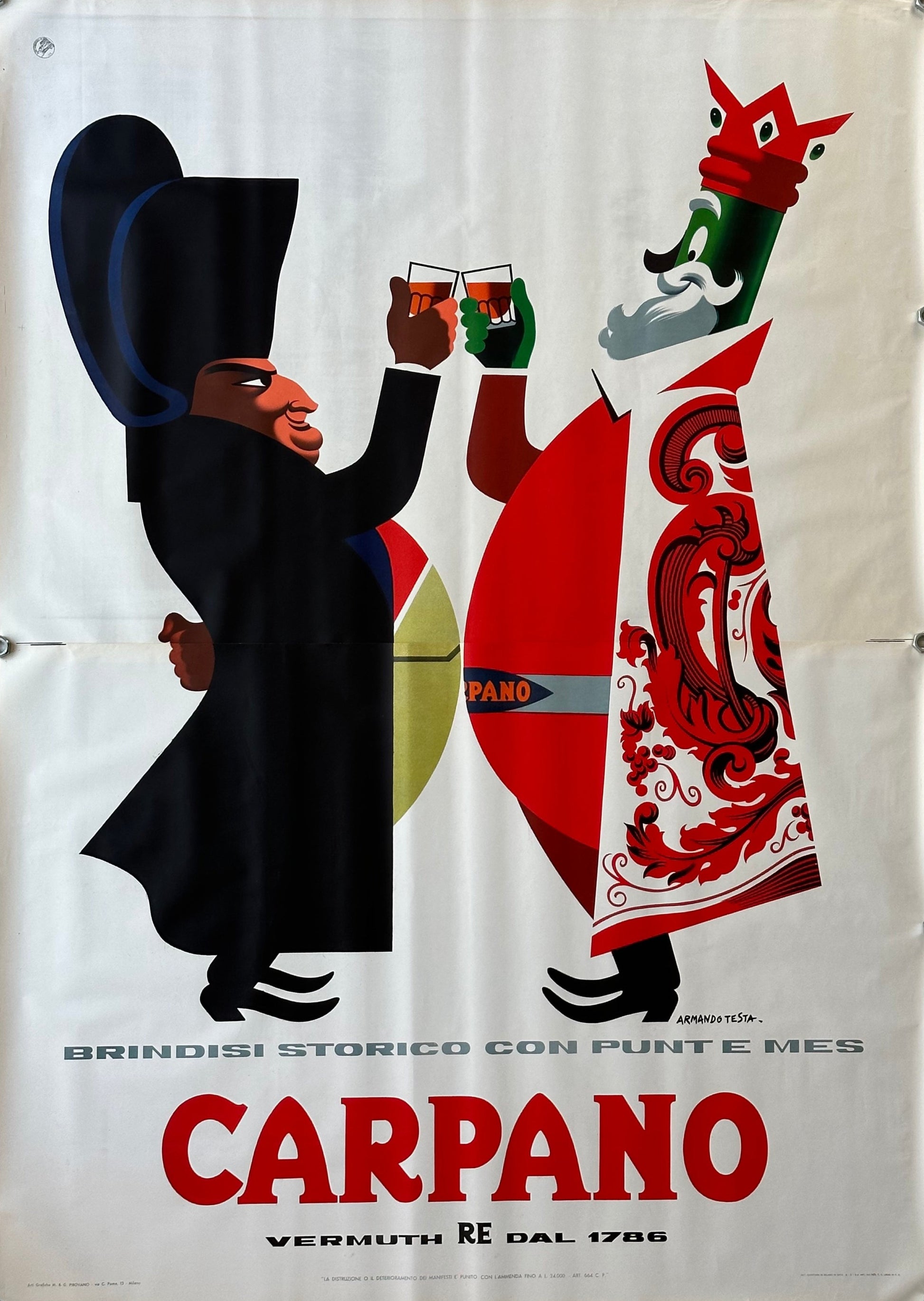 Armando Testa : Carpano Brindisi Storico Napoleone