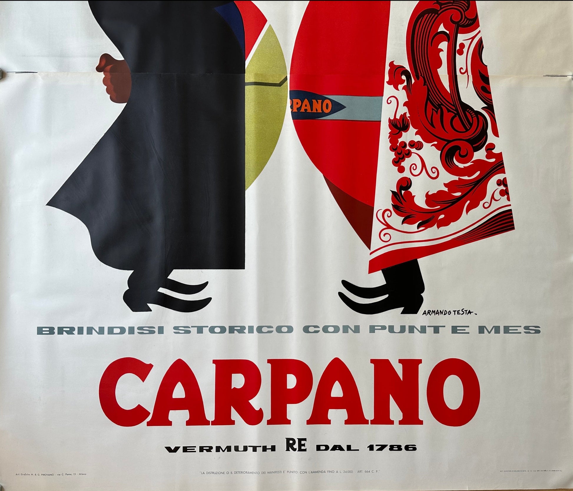 Armando Testa : Carpano Brindisi Storico Napoleone