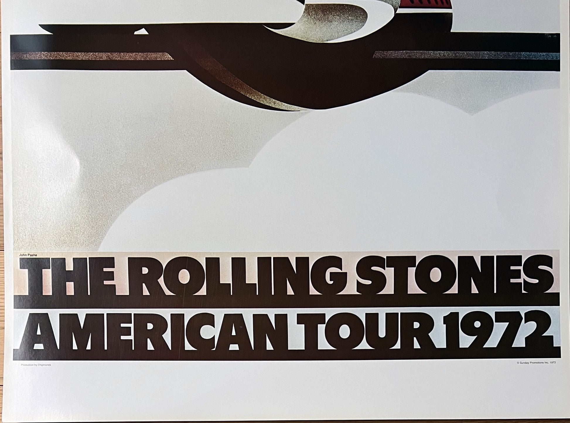 John Pasche Rolling Stones : American tour 1972