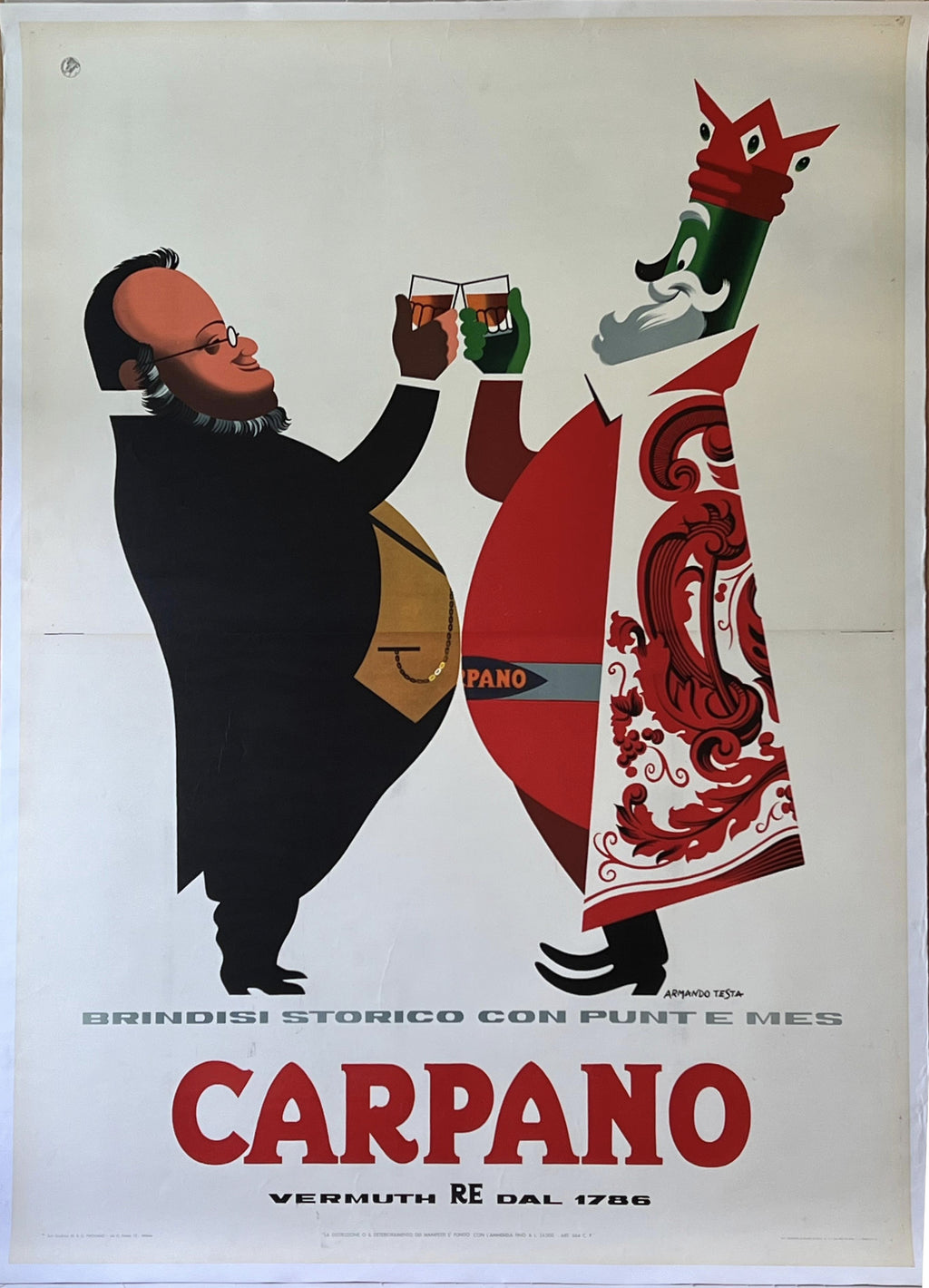 Armando Testa : Carpano Brindisi Storico Cavour