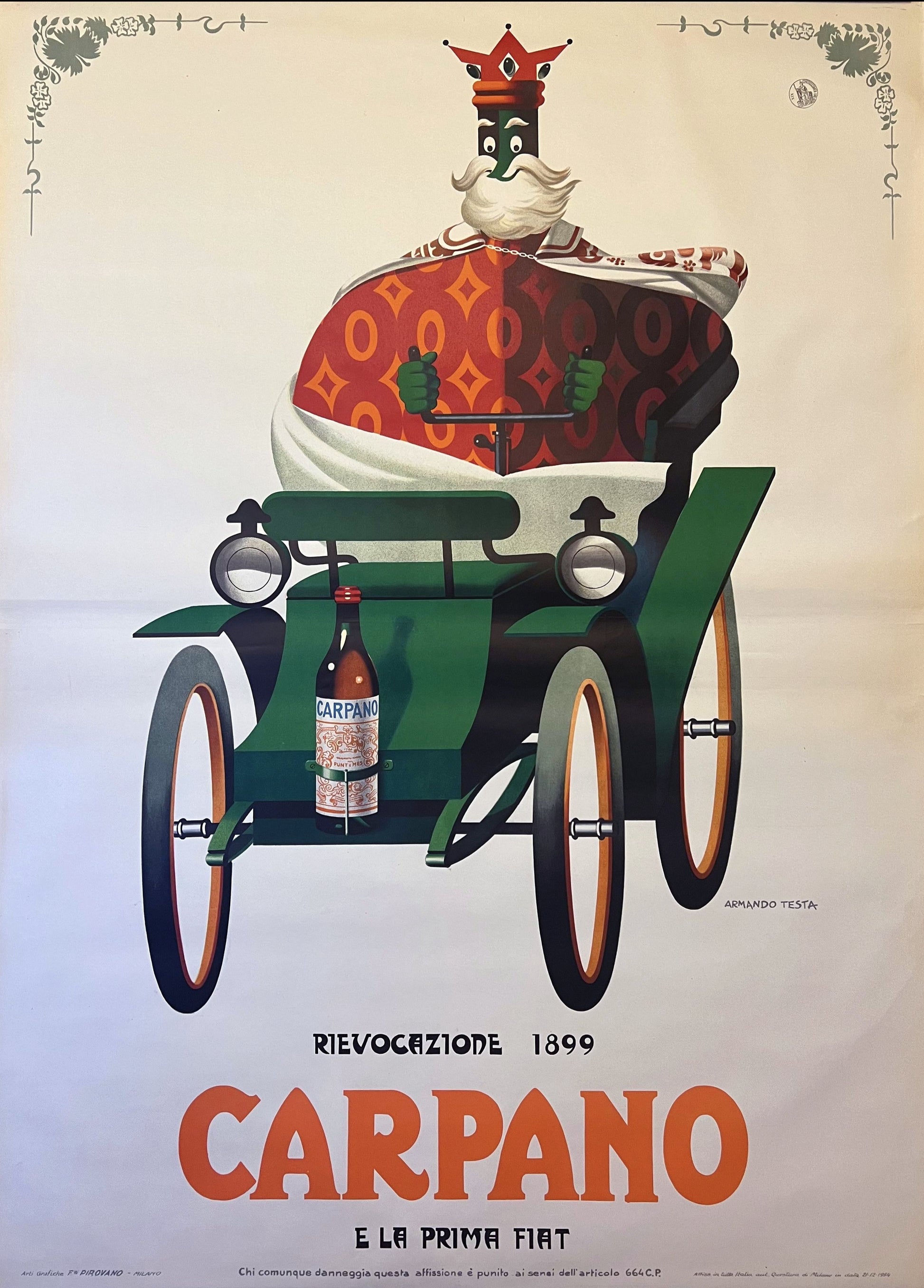 Armando Testa: Carpano e la prima FIAT