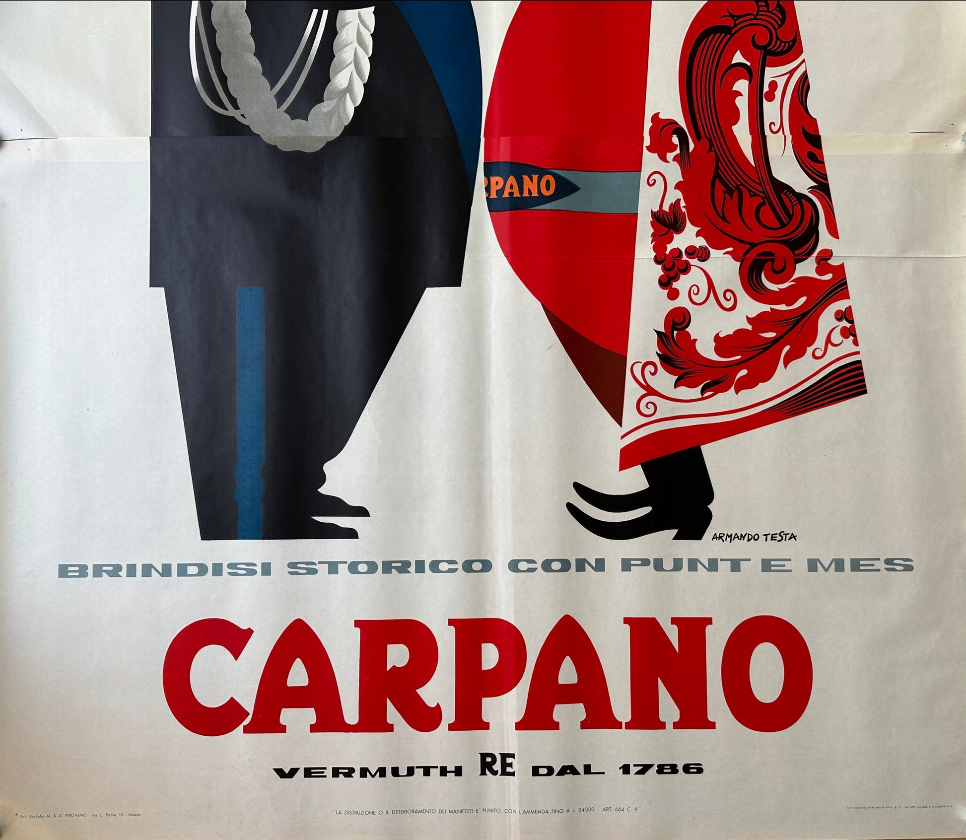 Armando Testa : Carpano Brindisi Storico re Vittorio