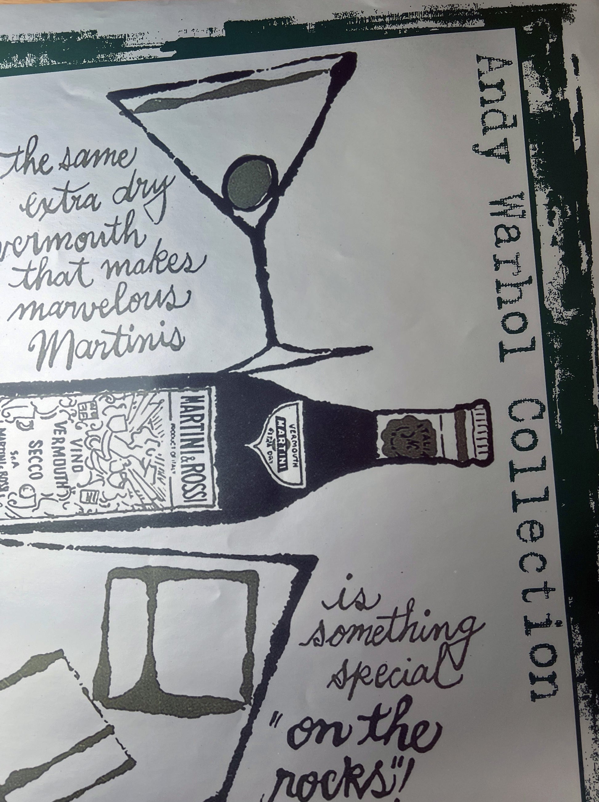 Andy Warhol : Martini Vermouth